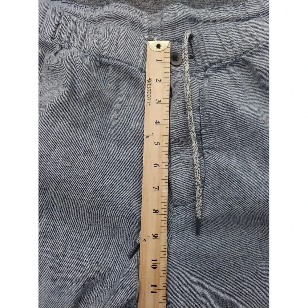 TOMMY BAHAMA Linen Pants Mens 2XL Blue Linen Cotton Stretch Drawstring Beach